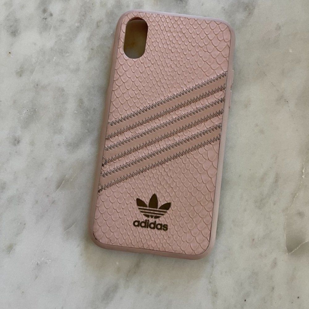adidas "Samba Rose Snake Snap Case for Apple iPhone Xs/X - Pink - Picture 2 of 7